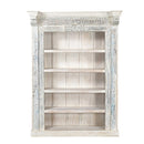 Ranch Style Antique Door Frame With Corbel Repurposed Solid Wood Bookcase
