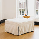 Ainfox 74inch Convertible Sofa Bed Beige,4-in-1 Folding Sofa