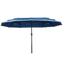 Ainfox 15ft 3-Tier Patio Umbrella Beach Umbrella Market Umbrella Outdoor