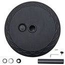 Ainfox Patio Umbrella Base Round With Diamond Pattern Decor
