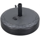 Ainfox Patio Umbrella Base Round With Diamond Pattern Decor