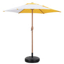Ainfox Patio Umbrella Base Round With Diamond Pattern Decor