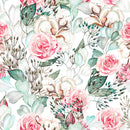 Stylish Pink Roses Wallpaper Tasteful