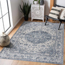 Blue Hiti Washable area rug - Clearance
