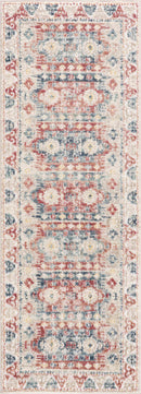 Bindi Blue & Rose Area Rug - Clearance