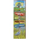 Gulf Coast Heron in Marsh Directional | Wall Art Print on Real Wood