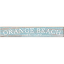 Orange Beach, Alabama Latitude Longitude Wooden Sign | Wall Art Print on Real Wood | Wolf Bay Coastal Nautical Beach House Home Decor