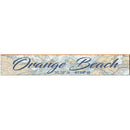 Orange Beach NOAA Chart Map | Wall Art Print on Real Wood