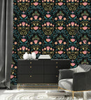 Dark Floral Wallpaper