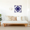 Leaf Tile | Wall Art Print on Real Wood