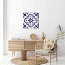 Daisy Tile | Wall Art Print on Real Wood