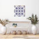 Circles Tile | Wall Art Print on Real Wood