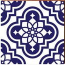 Bold Tile | Wall Art Print on Real Wood