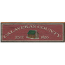 Calaveras County Cabin Est. 1850 | Wall Art Print on Real Wood