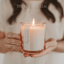 Cinnamon Rolls Soy Candle - Tinted Glass Jar - 12 oz