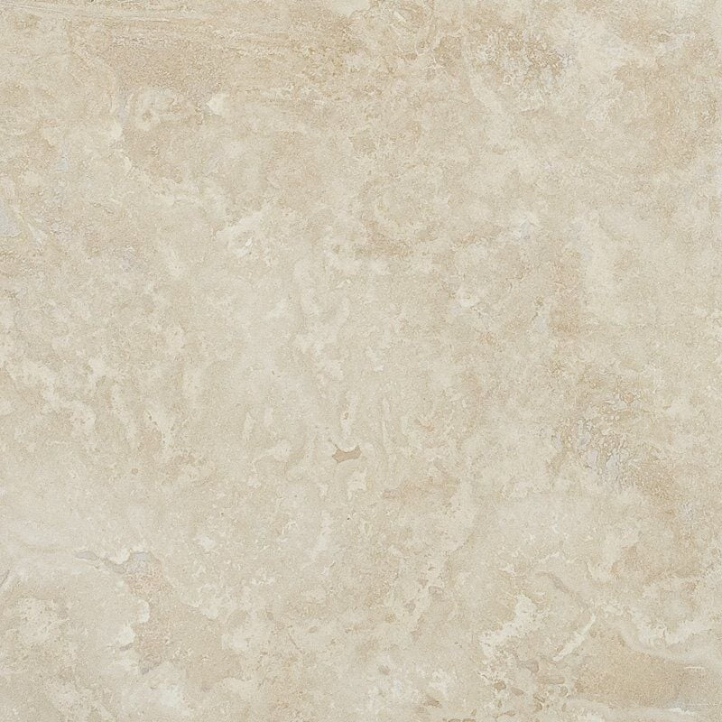 Ivory Honed 24"x24" Filled Travertine Tile closeup view