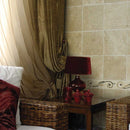 Ivory 12"x12" Antiqued Travertine Tile bath walls view 5