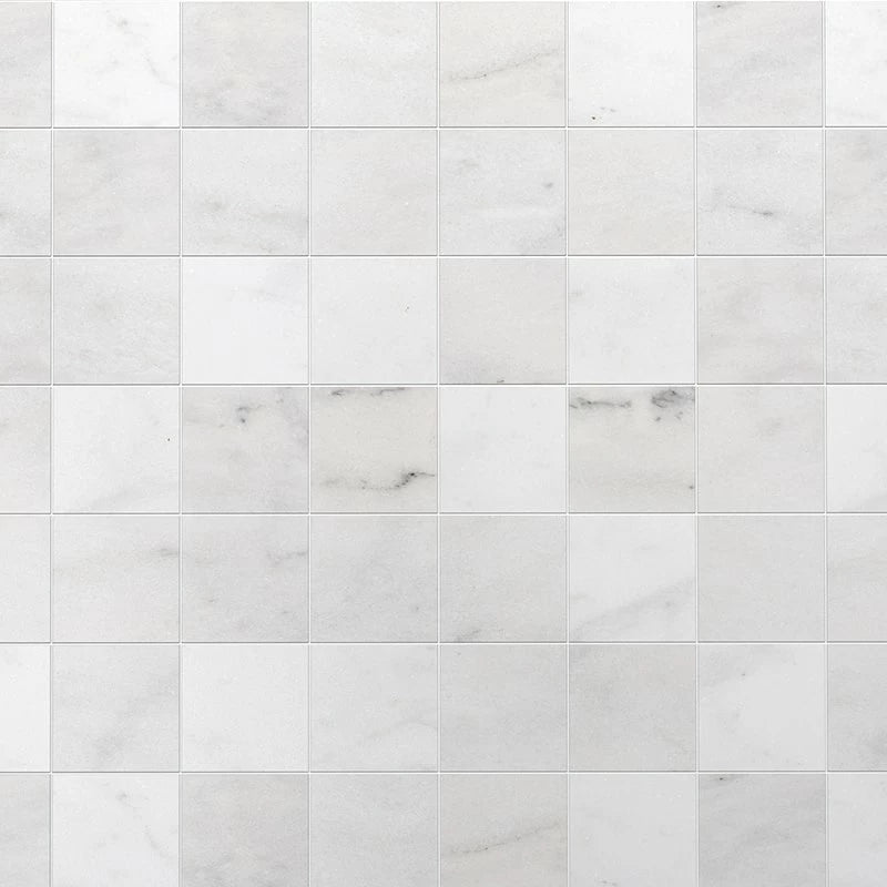 Glacier Honed 5 1/2"x5 1/2" Marble Tile Product shot tile view 3