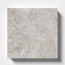 Silver Skyes Polished 4"x4" Marble Tile closeup view