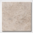 Silver light 12"x12" Honed Marble Tile Product shoot tile view