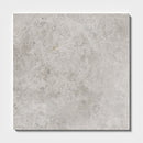 Silver Skyes 24"x24" Polished Marble Tile profile view