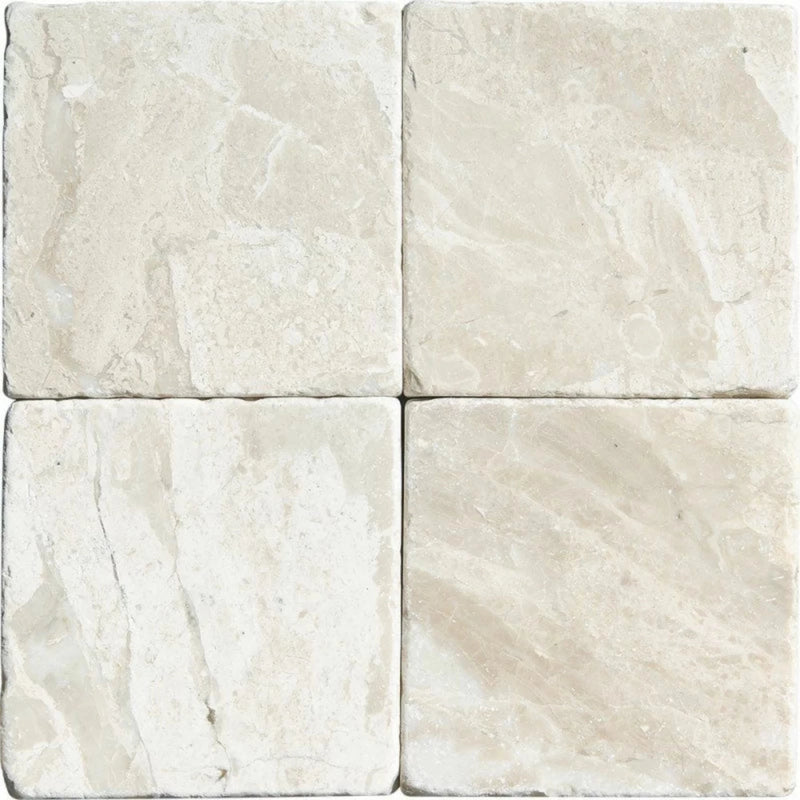 Royal Tumbled 4"x4" Marble Tile product shot tile view