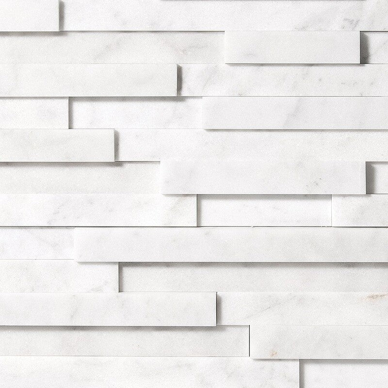 Calacatta Honed Marble Wall Decos Elevations Pattern
