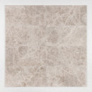Silver Skyes 12"x24" Polished Marble Tile wall view