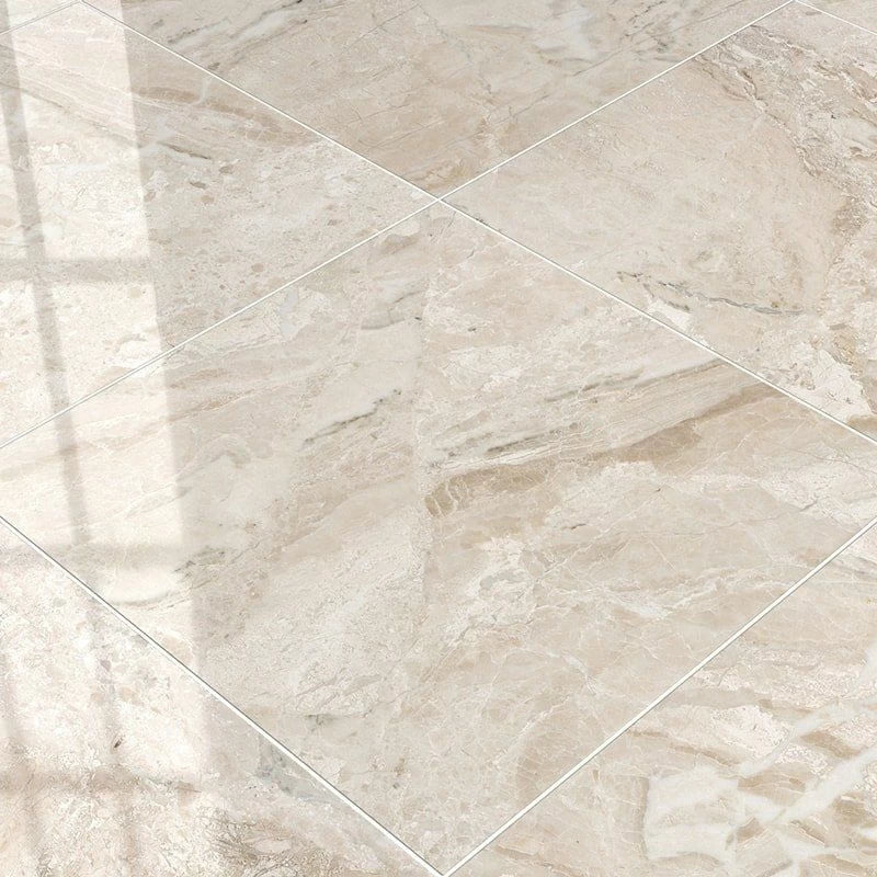 Royal Classic 24"x24" Polished Marble Tile 3/4" Thick wall view