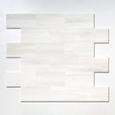 Ice white 6"x12" Honed Marble Tile Product shoot tile view 1