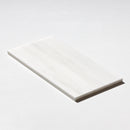 Ice white 6"x12" Honed Marble Tile Product shoot tile view 2