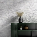 Walker Rock Face Marble 6"x24" Ledger Panel table pot view