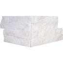 Walker Rock Face 6"x12" Corner Marble Ledger Panel corner view