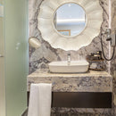 Violet 12"x24" Polished Marble Tile Product shoot wash basin view