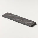 Black Night Honed 3"x12" Marble Tile edge view