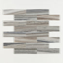 Citylight Polished 3"x12" Marble Tile wall view