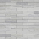 City Leather 2"x8" Marble Tile wall view 2