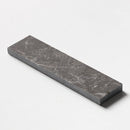 Black Honed 2"x8" Subway Marble Tile side view