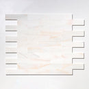 Confetti Honed 3"x12" Subway Marble Tile
