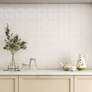 Autumn White Glossy Ceramic Accent Tiles