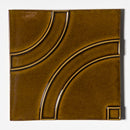 Creamy Leather Glossy Ceramic Accent Tiles