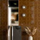 Creamy Leather Glossy Ceramic Accent Tiles