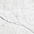 White Carrara 12"x12" Honed Marble Tile closeup view