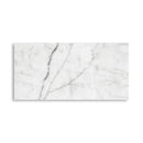 White Carrara 2 3/4"x5 1/2" Honed Marble Tile profile view