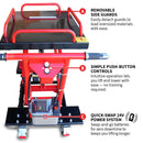 PRE ORDER: Electric Hydraulic Lift Table – 600 lb, 59 in. Extension Portable Powered Scissor Lift Cart for Warehouses, Shops & Material Handling