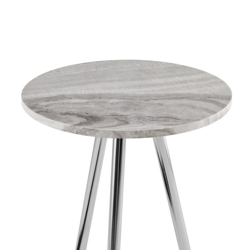 Tilly 16" 3-Leg Glam Side Table