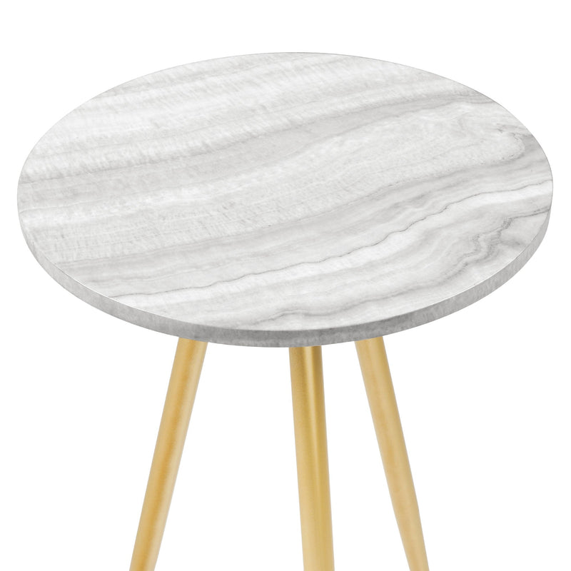 Tilly 16" 3-Leg Glam Side Table