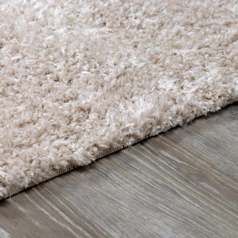 Siari Solid Oatmeal Shag Rug