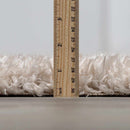 Siari Solid Oatmeal Shag Rug