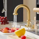 Tiny Land® Play Kitchen with Running Water - Iconic Aqua Kitchen in Black